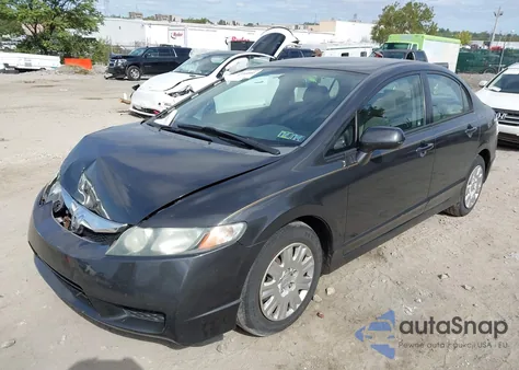 2009 Honda Civic Vp из США, поврежденный, VIN 2HGFA16329H524985